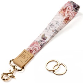 EcoVision Cute Keychain Lanyards for Keys, Wristlet Key lanyard for Women, Badge Lanyards Strap with 2 keyrings
