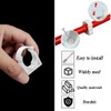 RHQFDM 40 Pieces PPR Pipe Clamps 16mm Tubing Clips White