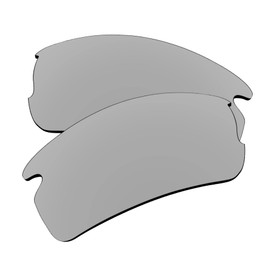EZReplace Replacement Lenses for Oakley Flak 2.0 XL OO9188 Sunglasses (Polarised Lenses) - Suitable for Oakley Flak 2.0 XL Frame (Metal Silver)