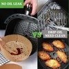 200PCS Air Fryer Liners Disposable: Round 7.9 Inch Non-Stick Airfryer