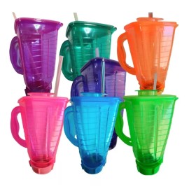 Codalis 3 Vasos Licuadora Chelas Surtidos Colores Neón Licuachelas