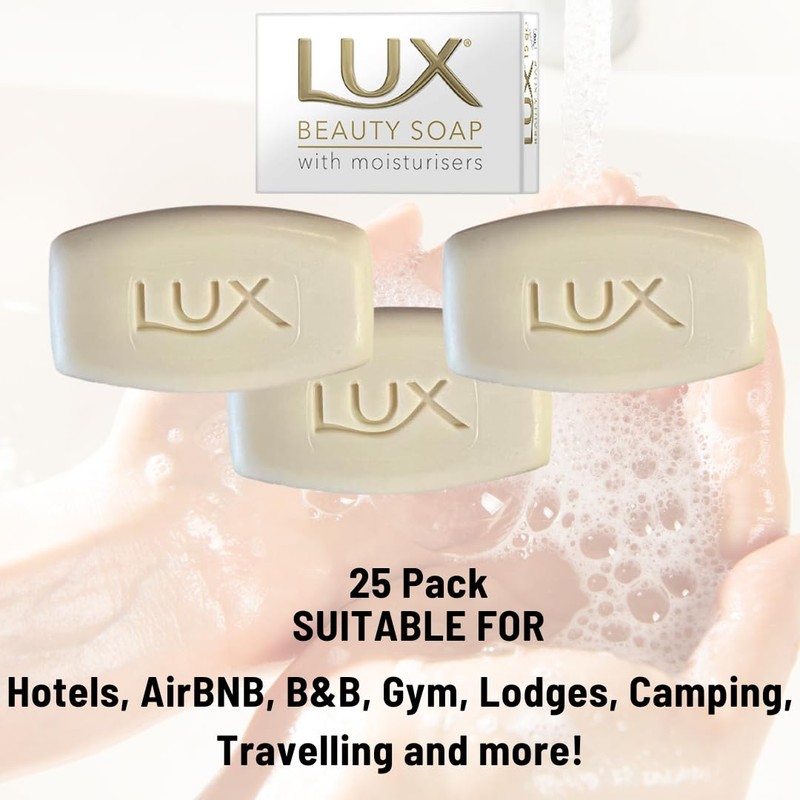 25 X Lux Pro Formula Beauty Guest Soap with Moisturisers