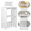 HAYOFAMY 3 Tier Side Table Night Stand, Narrow End Table
