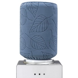 5 Gallon Water Bottle Cover, Water Dispenser Barrel Dust Cover, High Stretchy 3D Leaf Water Bucket Protector Covers, Reusable Elastic Water Jug Sleeve for Home, Hotel, Restrant (Blue)