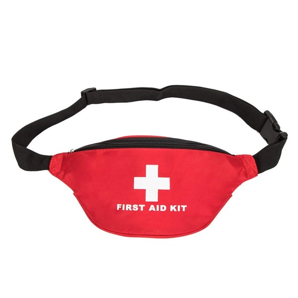 Jipemtra First Aid Pouch for First Aid Fanny Pack Small Travel Bag Empty Pouch First Aid Storage Compact Survival Medicine Bag