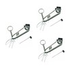 Kisangel 3pcs 6-in-1 Golf Multi Tool Divot Repair Ball Marker