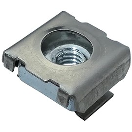 AERZETIX - C19230-10 x Cage Nuts - M3 L9.5mm H5.2mm - for Sheet Metal - 0.3-0.9mm