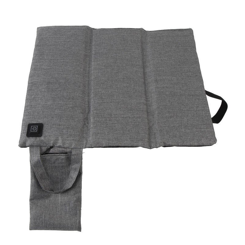 Portable Heated Seat Cushion Adjustable Temperature Lightweight Foldable USB Heating
