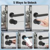 Electronic Door Lock Fingerprint - Smart Lock with Adjustable Lock