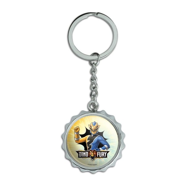 GRAPHICS & MORE Power Rangers Dino Fury Gold Ranger Keychain