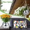 FGBNM Disco Ball Planter, 1pcs 10” Silver Disco Ball Planter,
