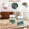 Ocean Sea Turtle Tissue Box Holder, Leather Tissue Box Cover
