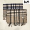 Daks 대구백화점 닥스캐시미어 체크 모직 머플러(FKO095O) Daegu Department Store Daks Cashmere Check Wool Scarf (FKO095O)