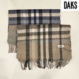 Daks 대구백화점 닥스캐시미어 체크 모직 머플러(FKO095O) Daegu Department Store Daks Cashmere Check Wool Scarf (FKO095O)