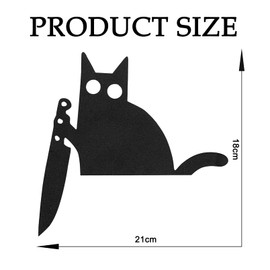 Cats Shape Door Frame Decorations,Door Frame Corner Decor,Black Cat Door Corner Sign,Adorable Cat Door Topper,Cute and Funny Corner Sign for Door Corner Window Corner,Door Frame Decoration