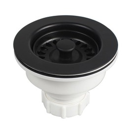 Sknrlko Kitchen Sink Drain Assembly Kitchen Sink Drain Plastic Kitchen Sink Drain with Strainer Basket Drain Stopper Diameter 114mm for Kitchen Quartz Stone Sink