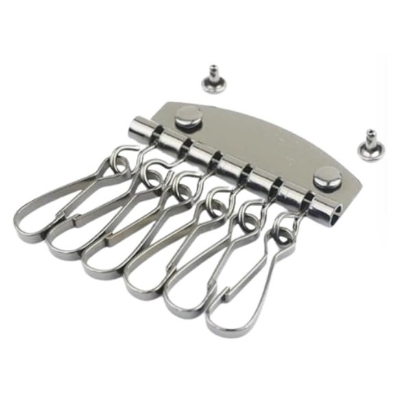 [Mameazu Koubo] Key Case, Metal Fittings, Parts, Key Chain, 6