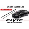 Autoparts Front Windshield Wiper Blade Insert Set Fits 2008-2015 Honda