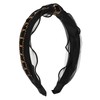 VOCOSTE 1 Pcs Fashion Metal Chain Top Knotted Headbands Hair