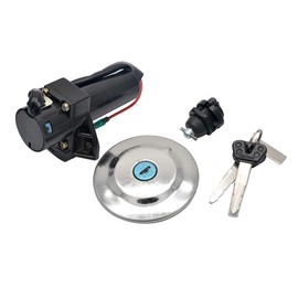 Motorcycle Electric Ignition Switch Lock Set Fuel Gas Cap Seat Lock Key Fit for Yamaha Ybr125 Ybr 125 2007-2014 ZH