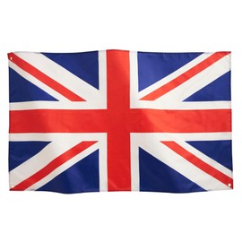 Runesol United Kingdom Flag, 91 x 152 cm (3 x 5 ft), Great Britain, Team GB, 4 Eyelets, Eyelet in Each Corner, Celebrations in the UK, Premium Flags for Indoor and Outdoor Use, Waterproof