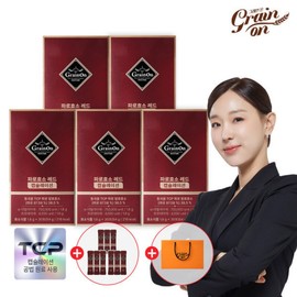 GrainOn Paroenzyme Red Capsules (1.8g x 30 packets) x 5 + 9 packets free + shopping bag / 그레인온 파로효소 레드 캡슐레이션(1.8gx30포)x5개 +9포 증정 +쇼핑백