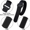 Correas Scratch de 40 unidades, cable negro 2 cm x
