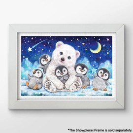 Pintoo Jigsaw Puzzles 600 Piece for Adults - Kayomi - Polar Bear and Penguins - Easy Storage Snug Interlocking Plastic Puzzle No Glue Required [H3038]