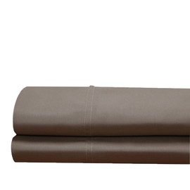 Solid 600-Thread-Count, Viscose Derived from Bamboo, Set of 2 Super Soft and Cool King Size Pillow Cases, Taupe