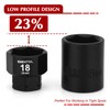 EMENTOL 19 Pieces 3/8" Drive Low Profile Nano Impact Socket
