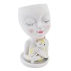 Face Flowerpot Fadeless Resin Head Planter DIY Decorative Adorable Succulent
