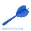 M METERXITY 9 Pack Integrated Dart Shaft and Flights-Screw In-one
