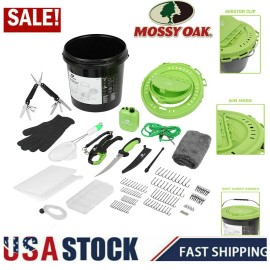 Mossy Oak 126 Pcs Fishing Tool Kit Sets Fishing Gear wIth 25 in 1 Fishing Multitool Pliers