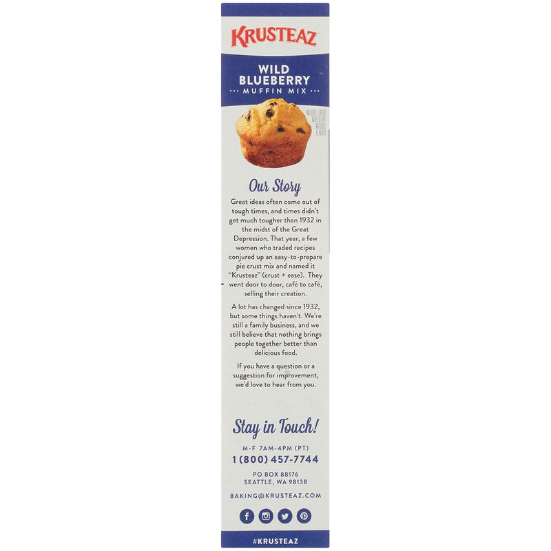 Krusteaz Wild Blueberry Muffin Mix - No Artificial Flavors, Colors