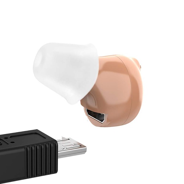 Mini Rechargeable Sound Amplifier, Hearing Amplifier with Digital Noise Reduction