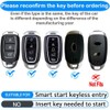 MEDZUK Key Case Compatible with Hyundai Kona 2017-2022 2023 Car