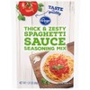 Kroger Thick & Zesty Spaghetti SauceMix Seasoning 1.37 oz. (Pack