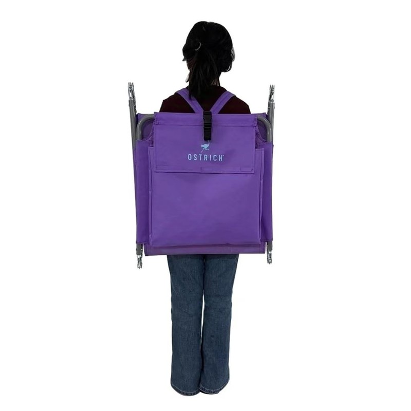 Ostrich Chair Backpack Chaise Chair, Purple