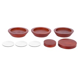 5PCS/Set Non Slip Furniture Leg Mat Wood Risers Lifts Height for Bed Table Sofa Furniture