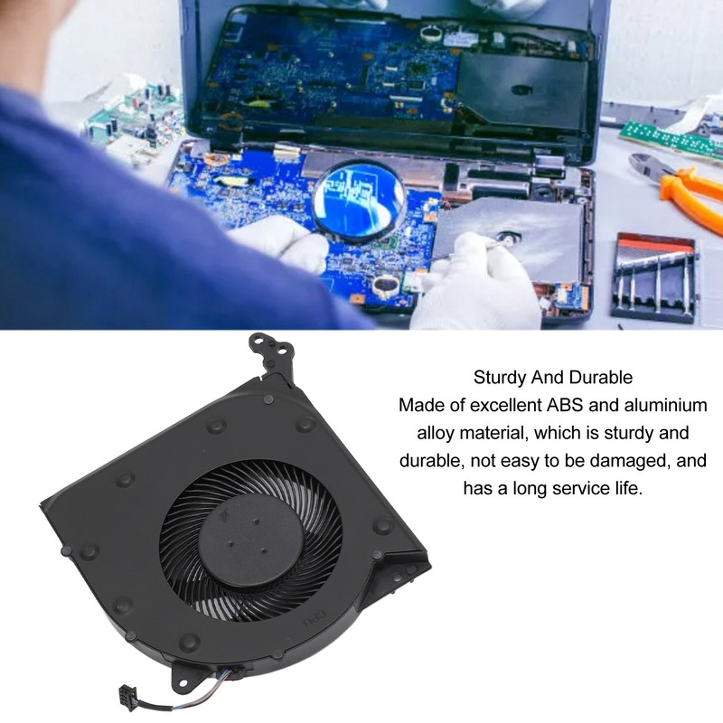 Cooling Fan Replacement ABS and Aluminium Alloy Laptop Air Cooler