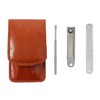 Levercut Nail Clipper 3-Piece Set NC-06 (Brown)