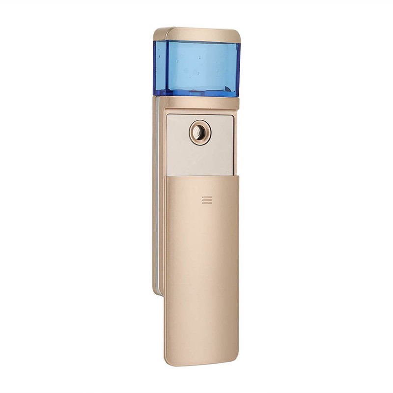 Portable Gold Nano Spray Face Moisturizing Hydrating Steamer Facial Humidifier