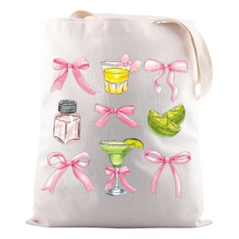 JNIAP Tequila Lime and Sunshine Gift Cinco De Mayo Coquette Tote Bag Margarita Cocktail Gift (Tequila Lime and Sunshine Tote Bag)