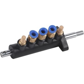 CYSFETENA Air Control Valve Foot Pedal for Ranger Tire Changer Machine, Steel Valve with Mufflers, Foot Pedal Valve for Tire Machine Repair Tools