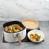 8 Inch Square Unbleached Disposable Parchment Air Fryer Liners 40