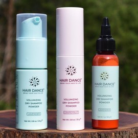 Organic Dry Shampoo Powder - Non-Aerosol, US Made, Benzene-Free, All Hair Types - Lavender Scent - Natural Haircare:_Bundle (Travel + Jumbo)