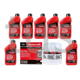Motorcraft Genuine Motorcraft Oil Change kit 2008-2019 Ford F53 6.8L V10 SAE5w20 FL820S