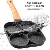 Unbranded 4 Holes Egg Fry Pan Pancake Maker Non-stick Egg
