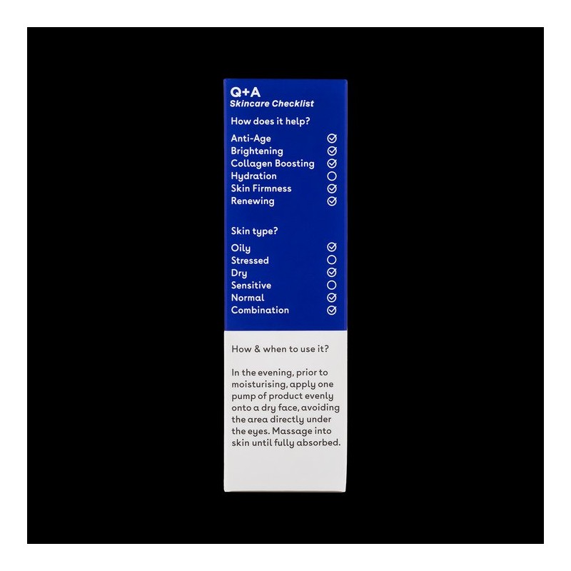 Q+A Retinol 0.2% Facial Serum 30ml