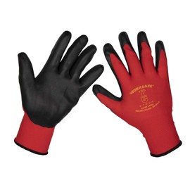 Sealey Worksafe 9125XL/12 Nitrile Foam Gloves (X-Large) - Pack of 12 Pairs